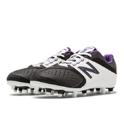 Women's Team Sports New Balance 5464 Black with White & Purple T60w9427